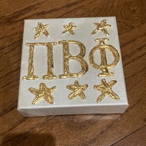 PI BETA PHI Sorority small canvas board